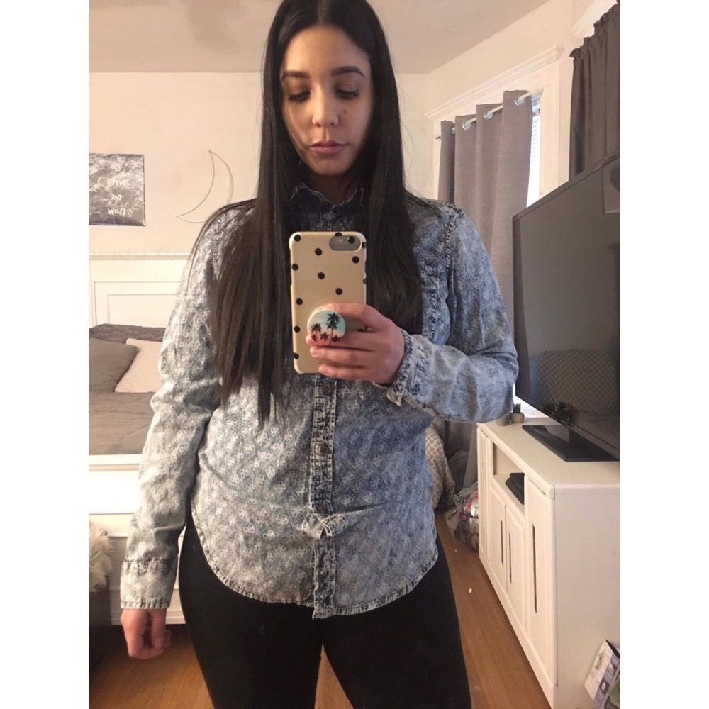Jean Button Down